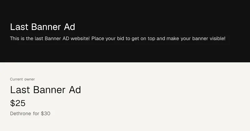 The Last Banner Ad screenshot 1