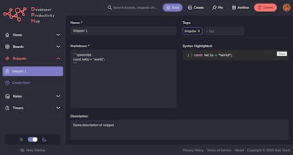 Developer Productivity Hub gallery image