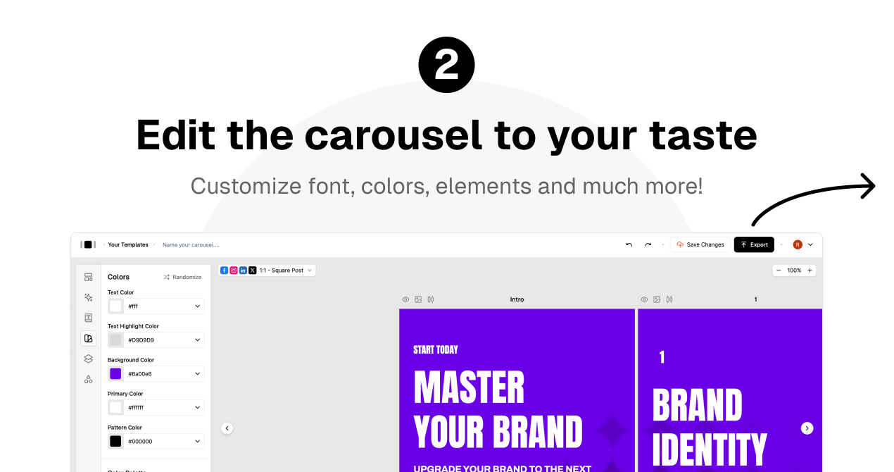 Create Carousel media 4