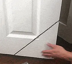 Kitty door best sale corner