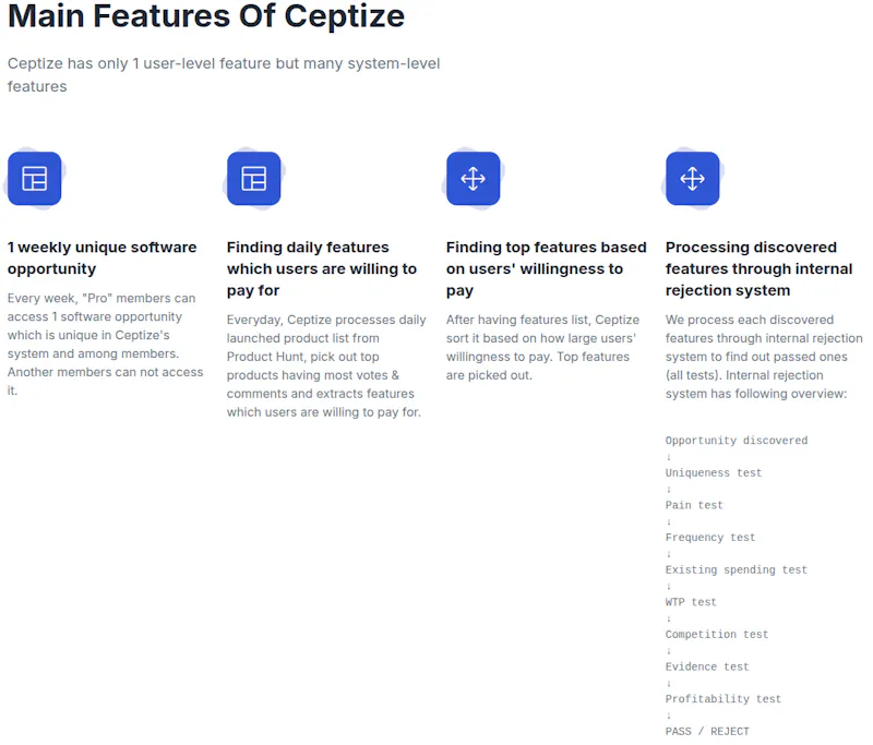 Ceptize screenshot 2