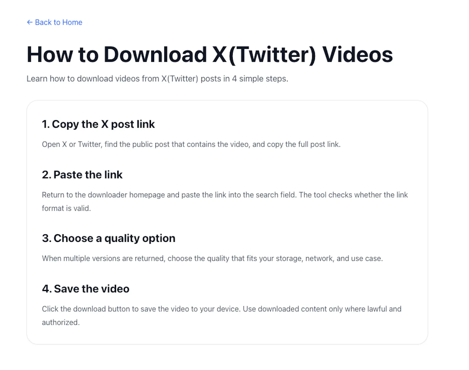 Twitter/X Video Downloader screenshot 3