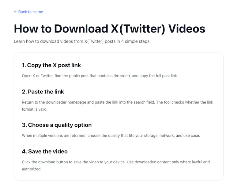 Twitter/X Video Downloader screenshot 3