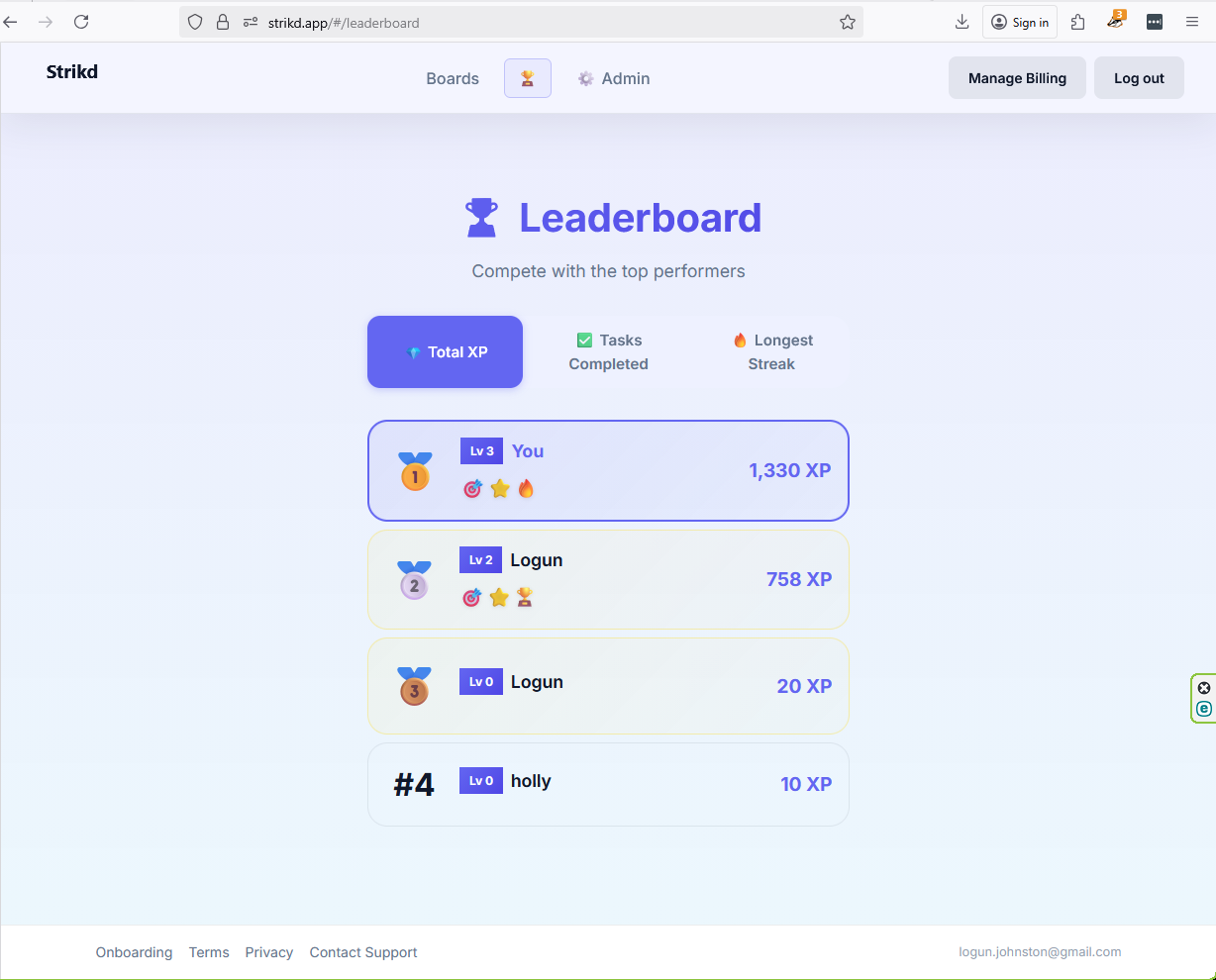 Strikd.app Initial Launch gallery image