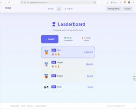 Strikd.app Initial Launch gallery image