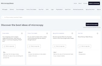 Microcopyideas gallery image