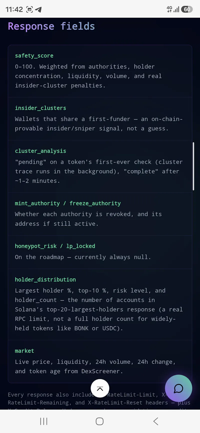 Risk-Data API screenshot 3