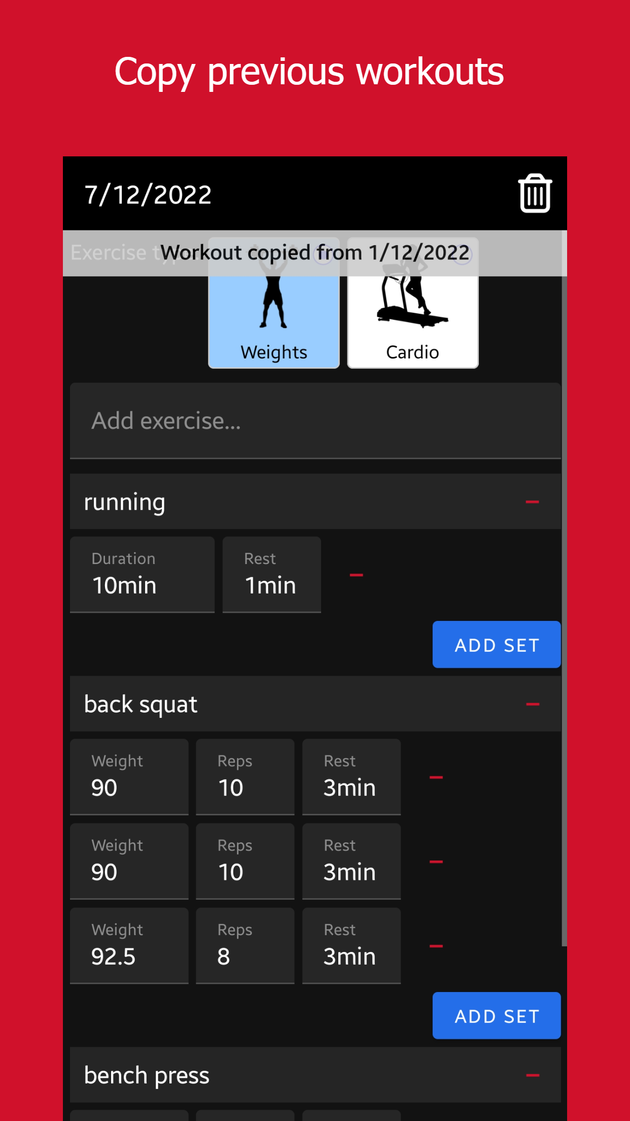 Mídia 9 de Aimbod: Tracker de exercícios