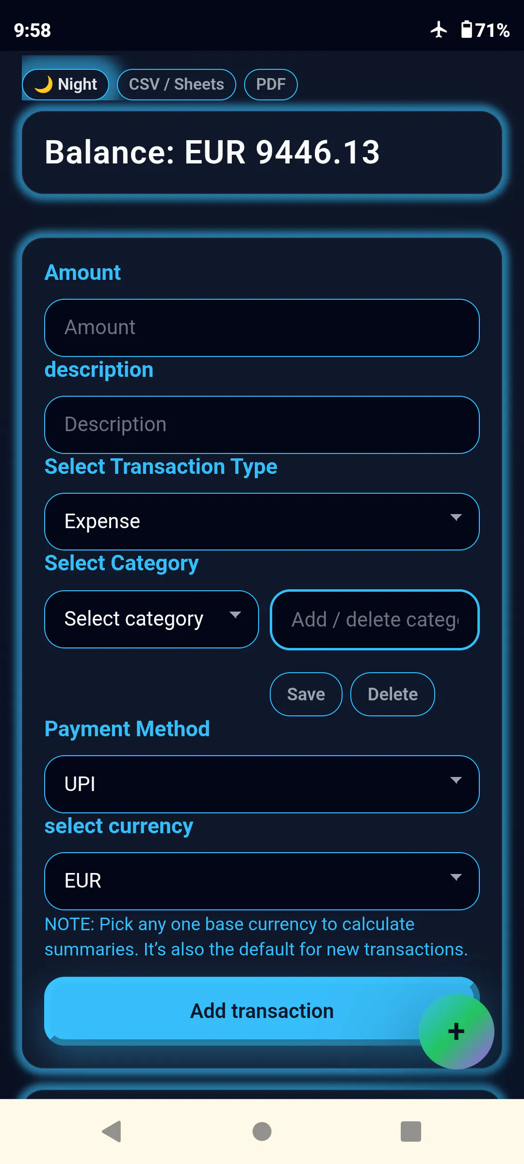 Expensglobe: Multi-currency tracker gallery image