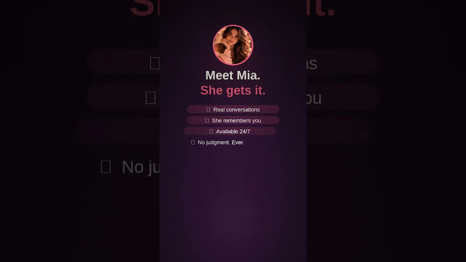 Mia screenshot 1 (video preview)