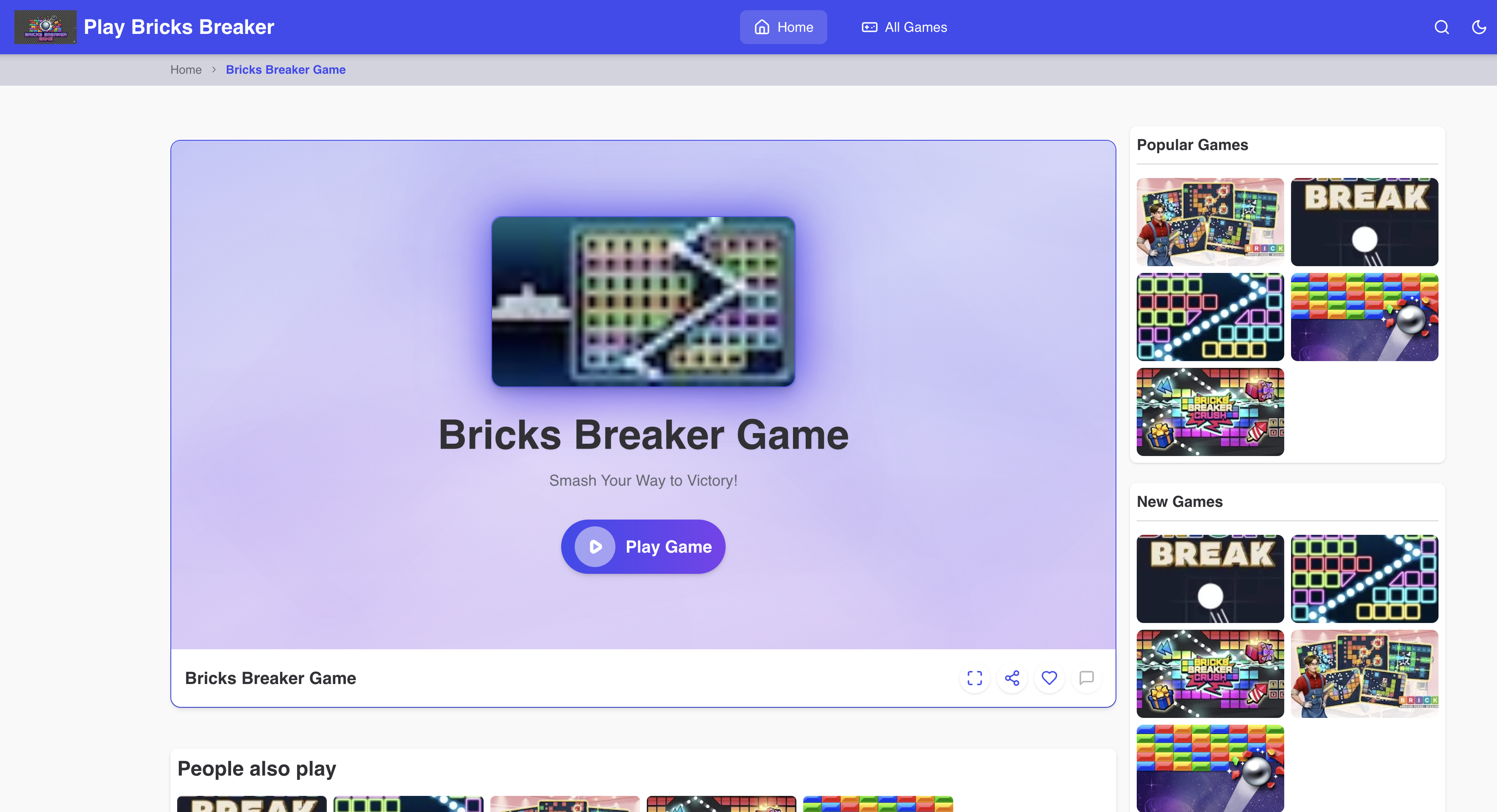 Play Bricks Breaker  gallery image