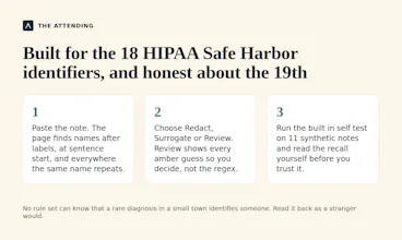 Safe Harbor De-identifier gallery image