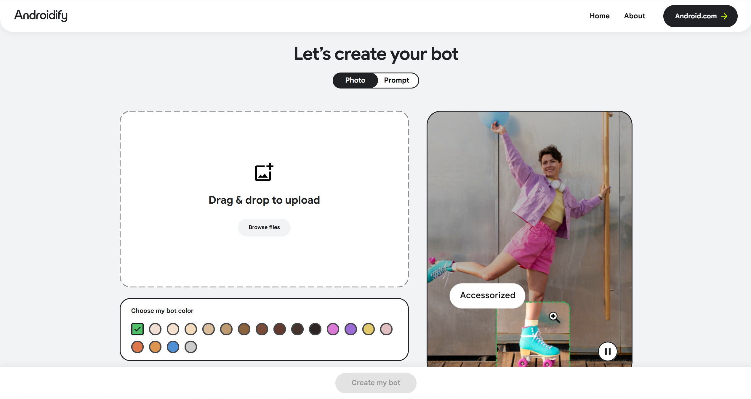 Androidify gallery image