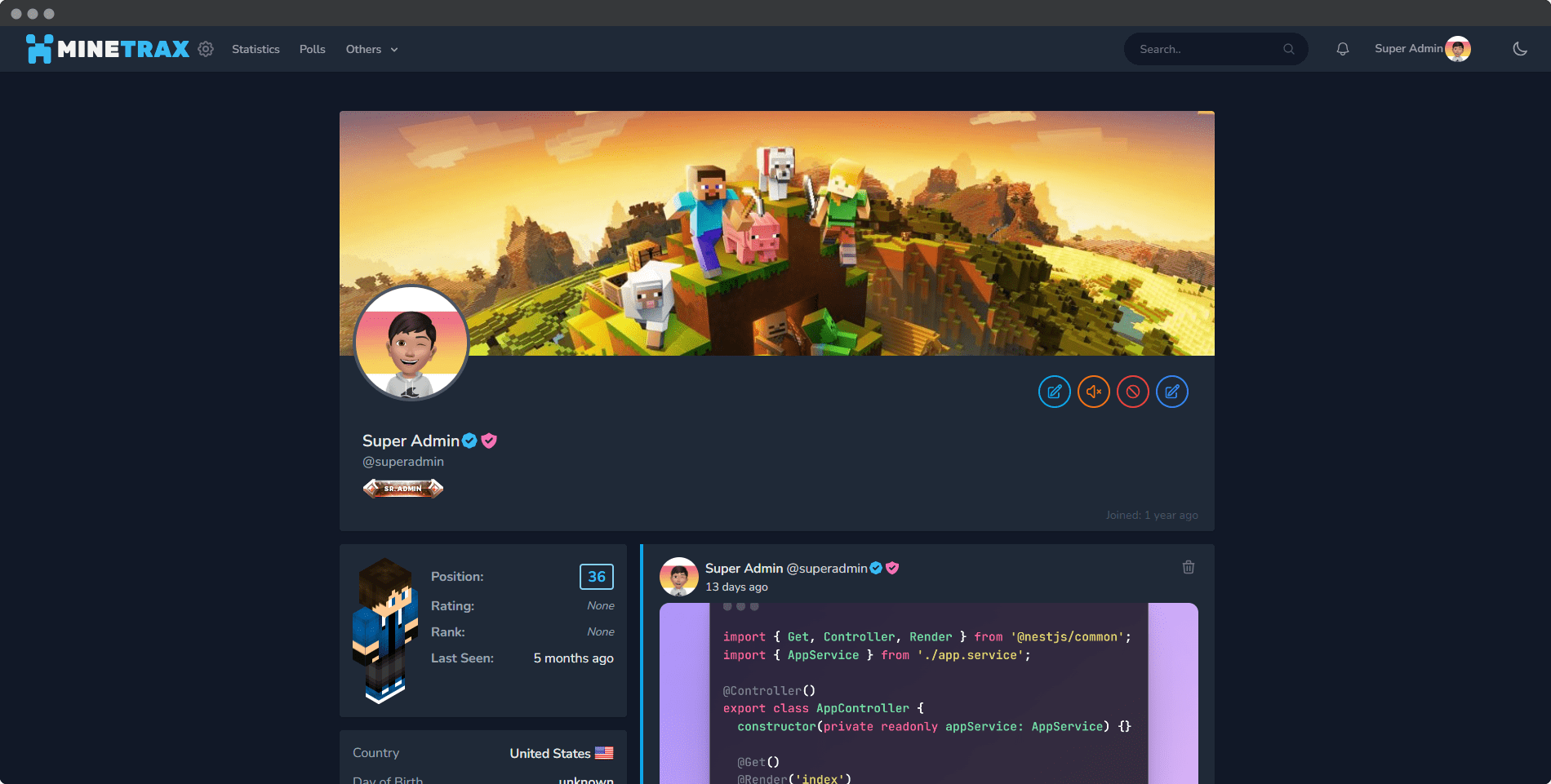 Media Bộ phân tích Minetrax - Thuốc tăng trưởng cho máy chủ Minecraft của bạn 22