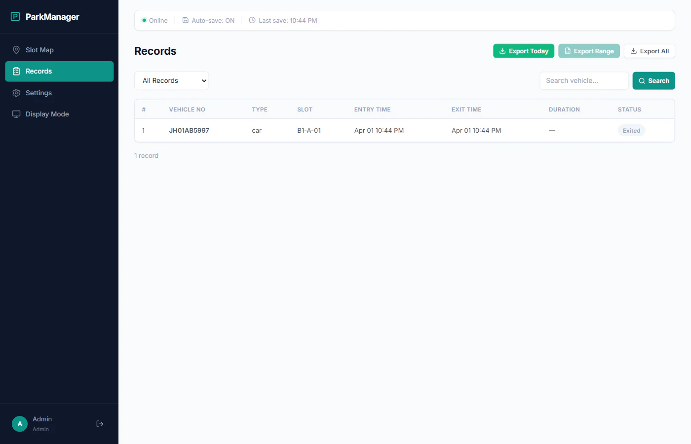 ParkManager screenshot 1