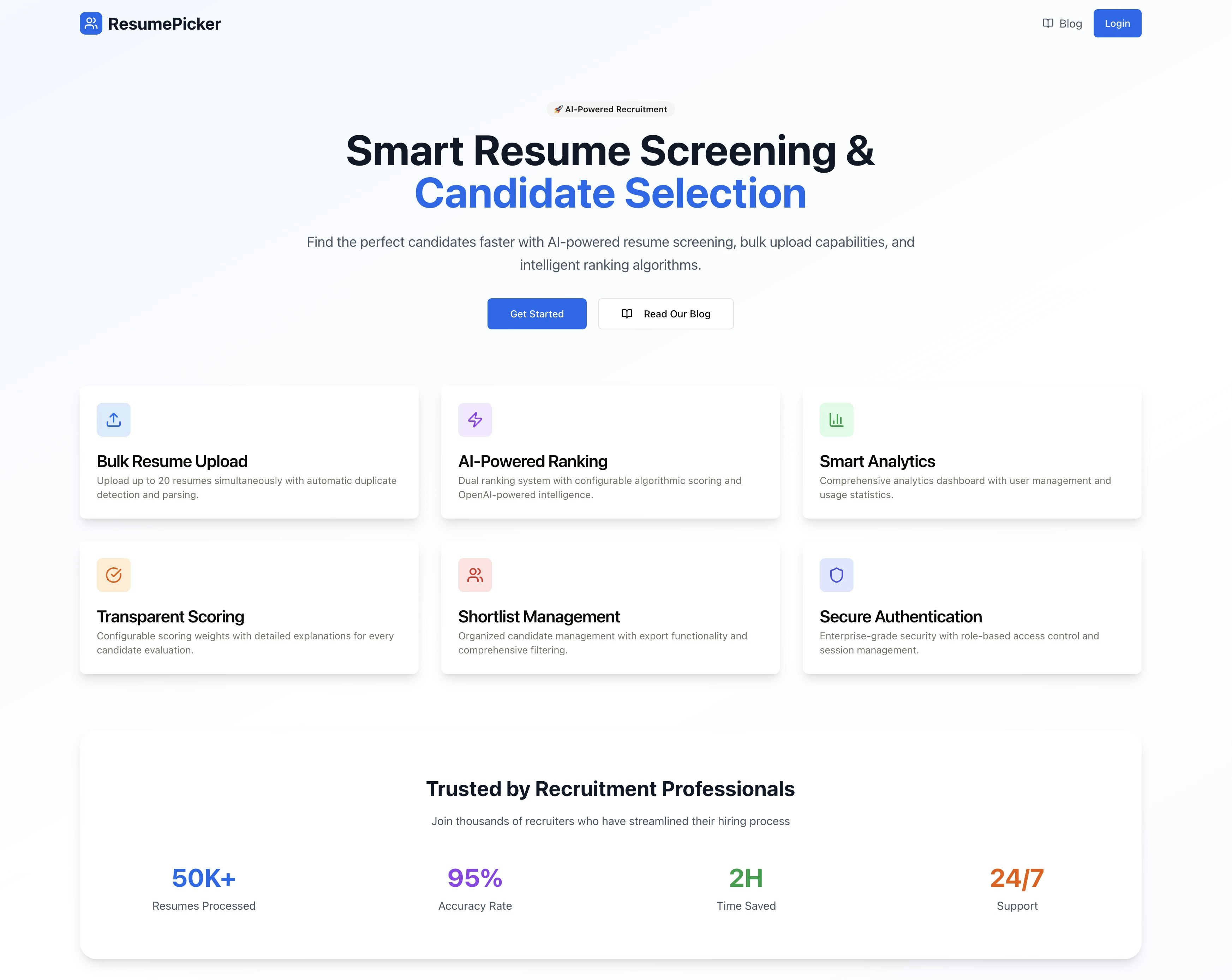 ResumePicker.com - AI-powered CV sorting for small recruiters and teams media 2