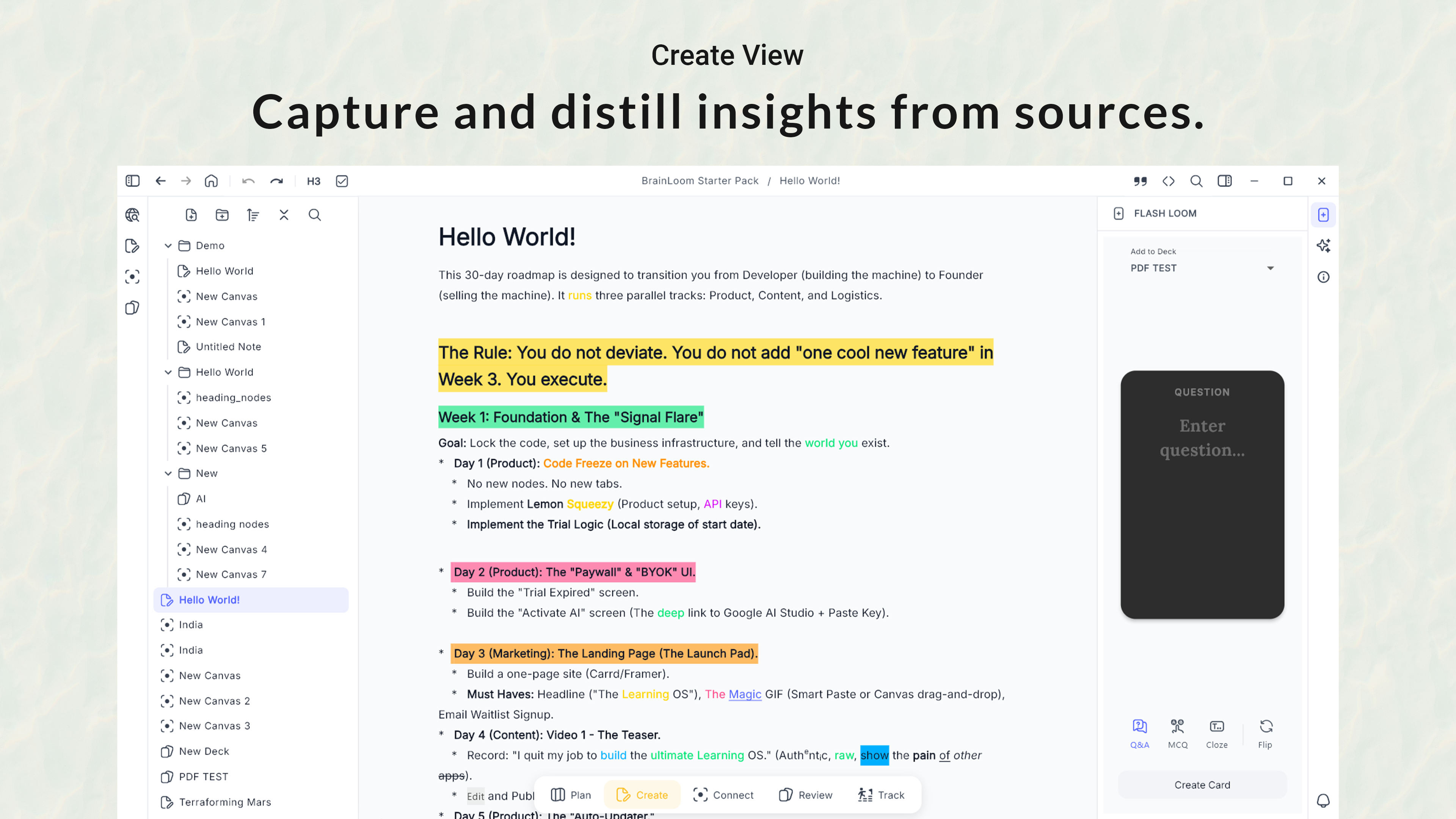BrainLoom - Screenshot 4 showing product features and functionality