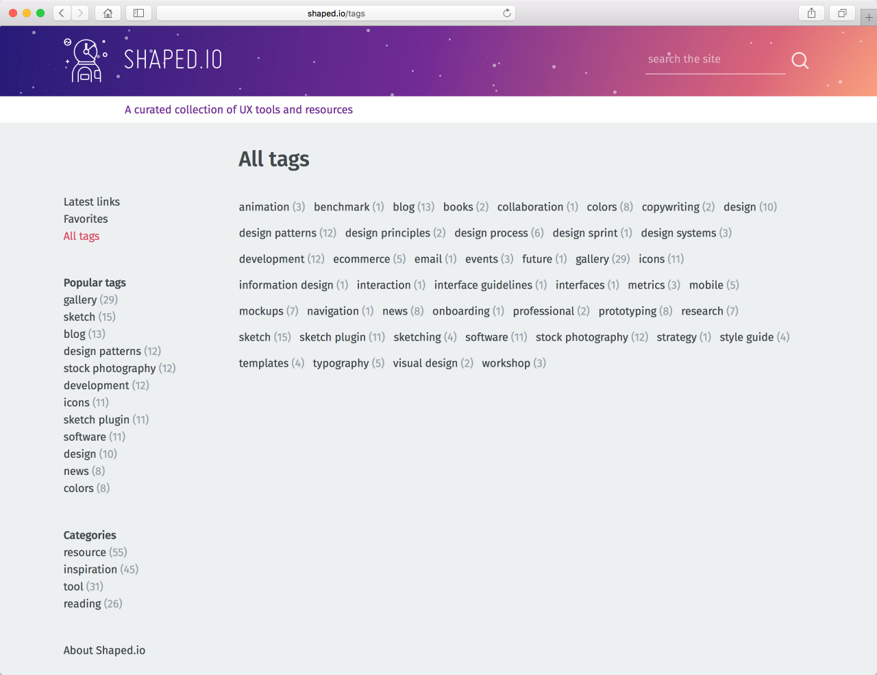 Shaped.io gallery image