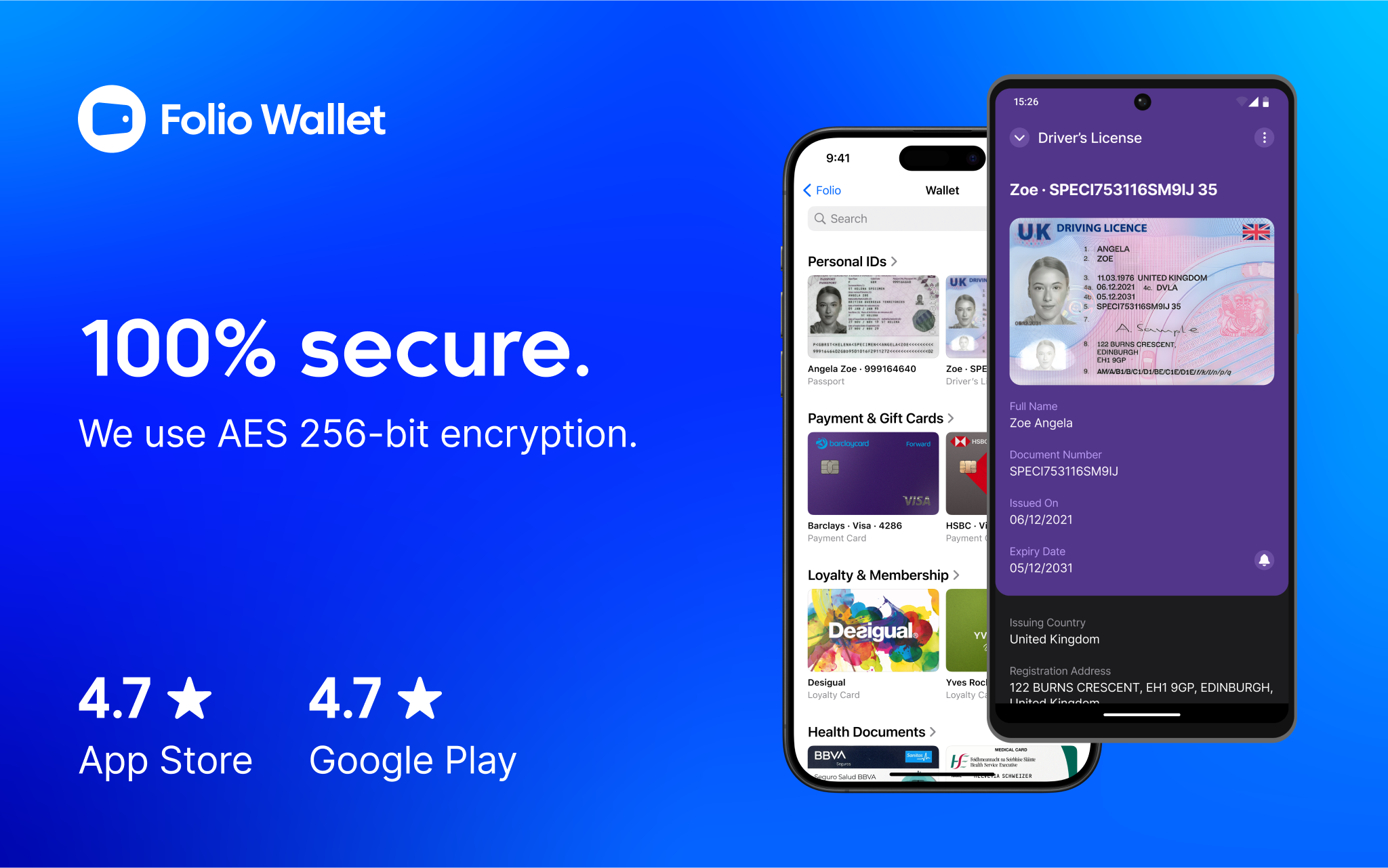 Folio Wallet 앱 - 카드와 문서를 구성하십시오 미디어 5