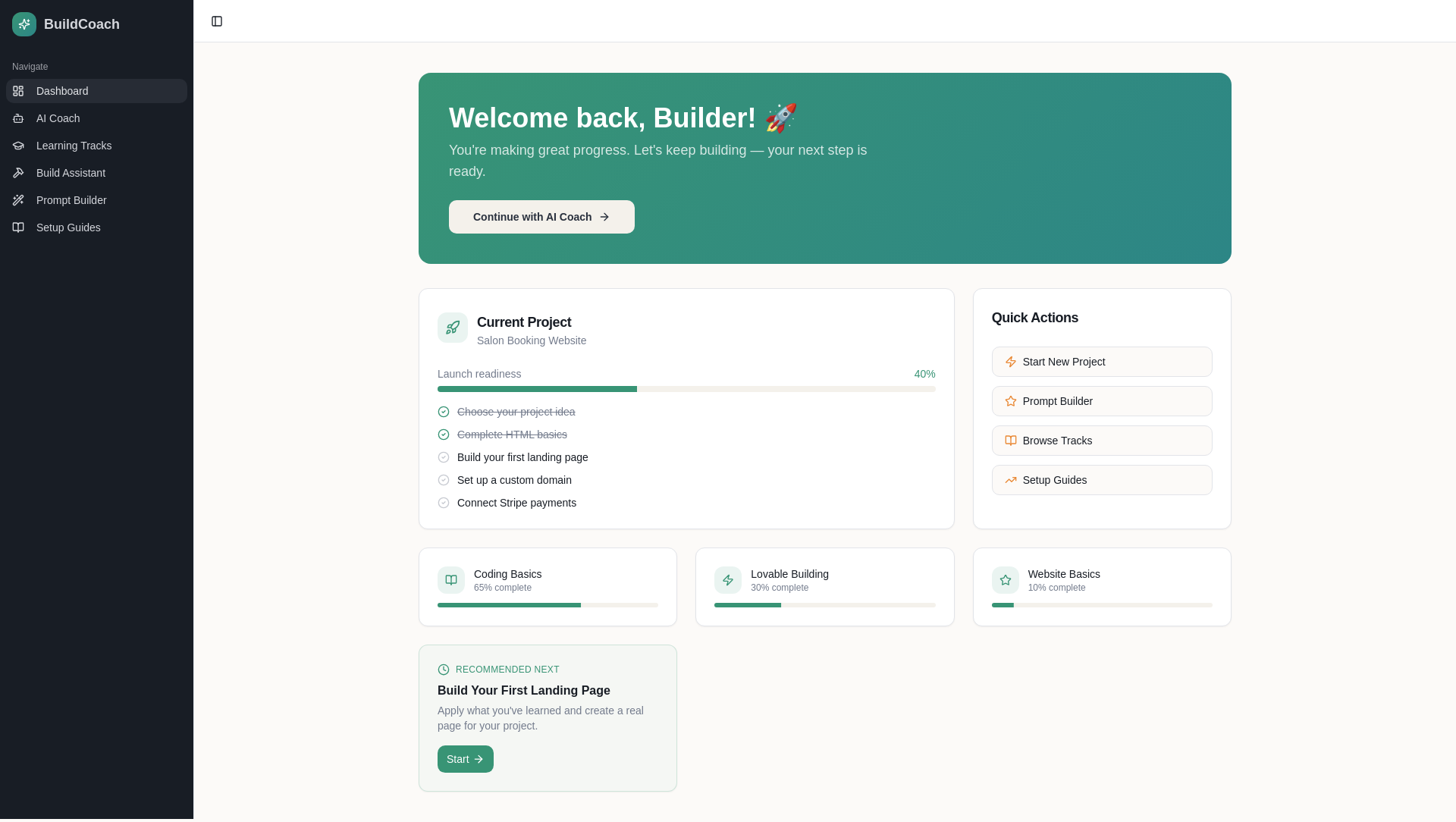 Build Coach gallery image