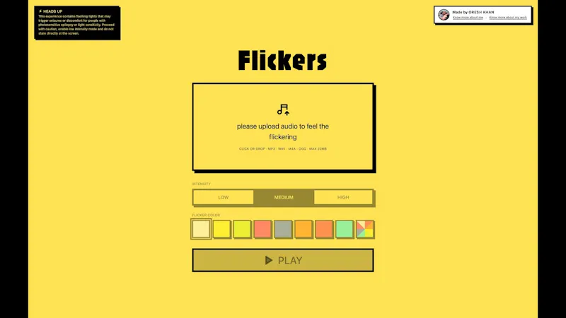 Flickers screenshot 1 (video preview)