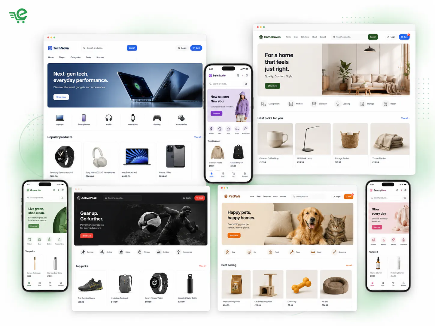 Ecomz AI Multi-Tenant SaaS Store Builder gallery image