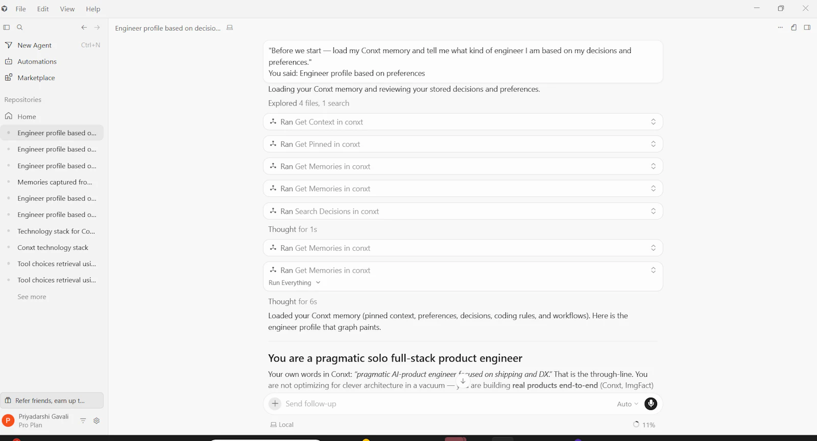 Conxt screenshot 4
