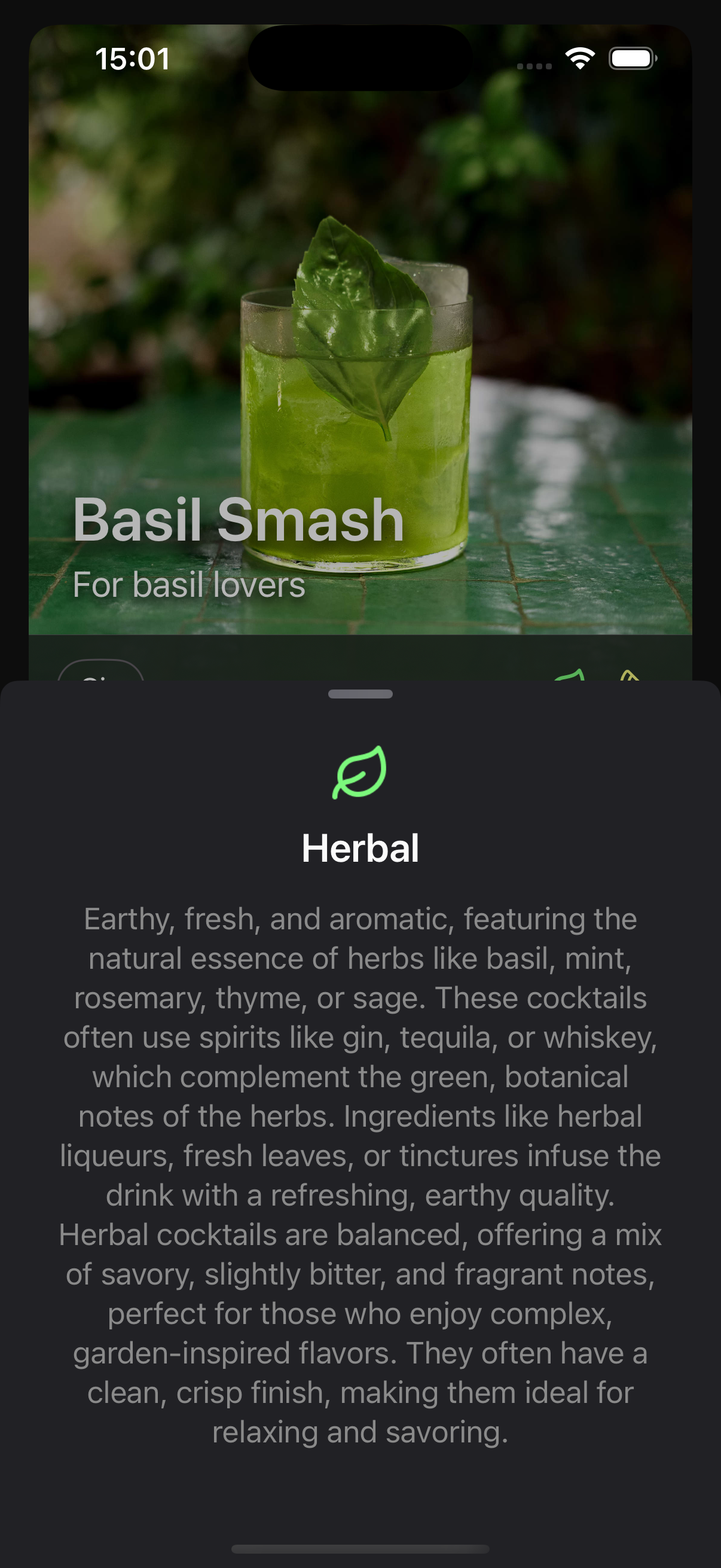 Sorseggi - Cocktail Crafting iOS Companion media 5