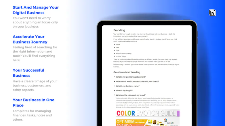 Notion Digital Business Kit gallery image