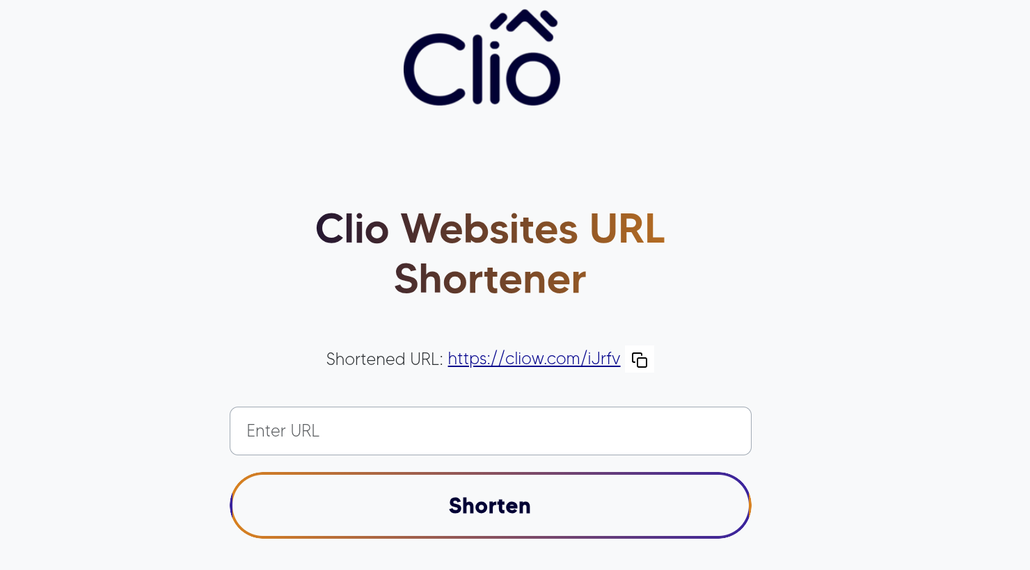 Mídia 3 de Termos CLEO URL - Um encurtador de URL por sites da Clio