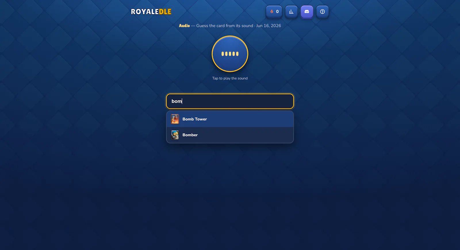 Royaledle — Daily Clash Royale guessing screenshot 5