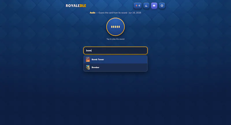 Royaledle — Daily Clash Royale guessing screenshot 5
