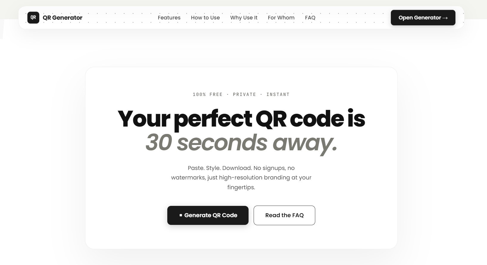 QRCode- Free Instant QR Code Generator gallery image