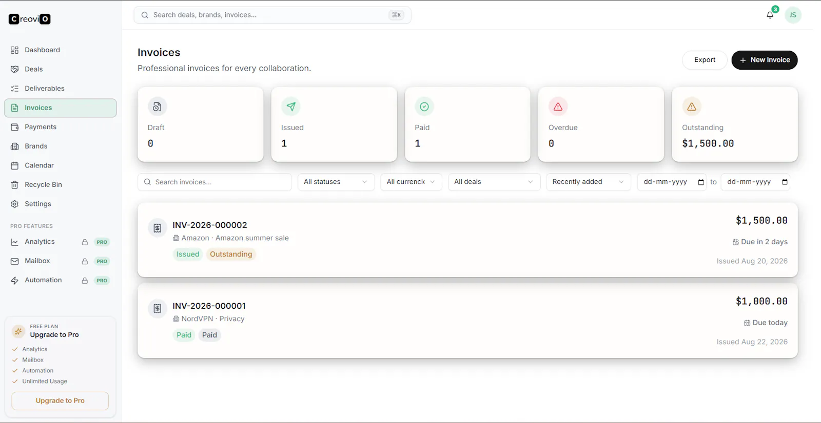 Creovio screenshot 3