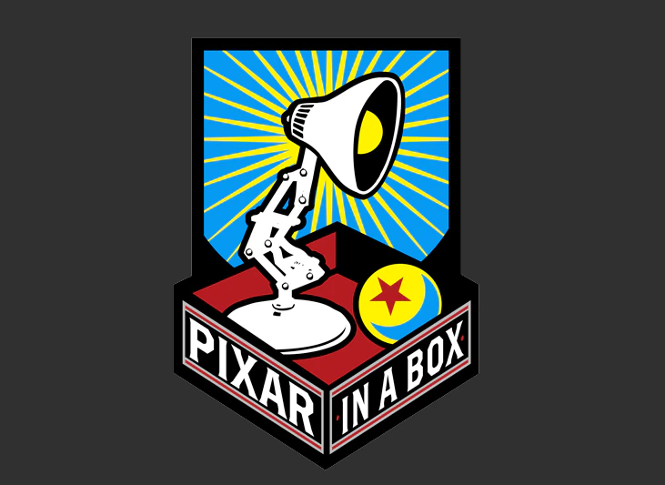 Pixar in a Box Logo