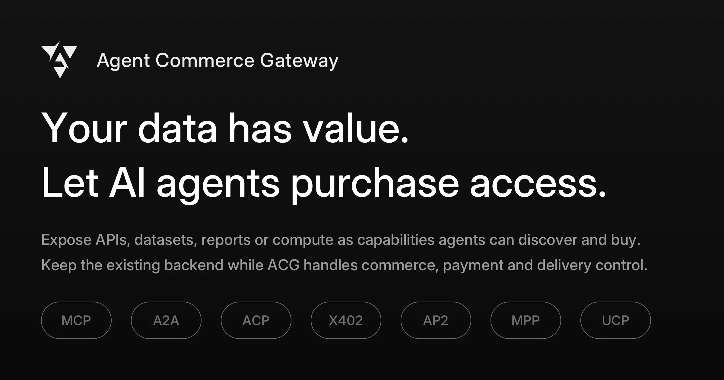Agent Commerce Gateway gallery image