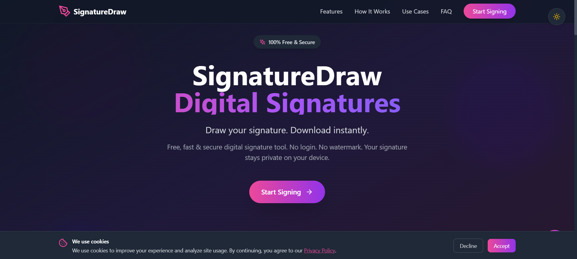 SignatureDraw