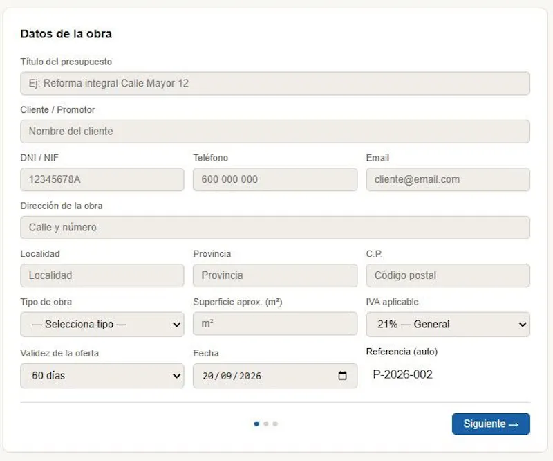 PresuBuild screenshot 8