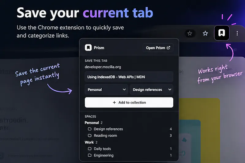 Prism Bookmarks screenshot 3