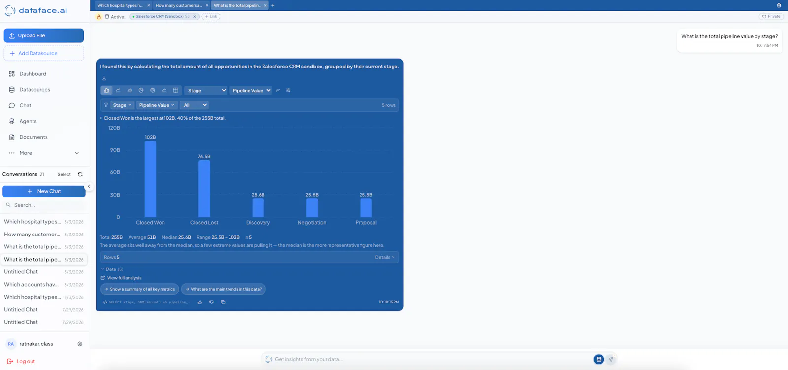 dataface.ai screenshot 2