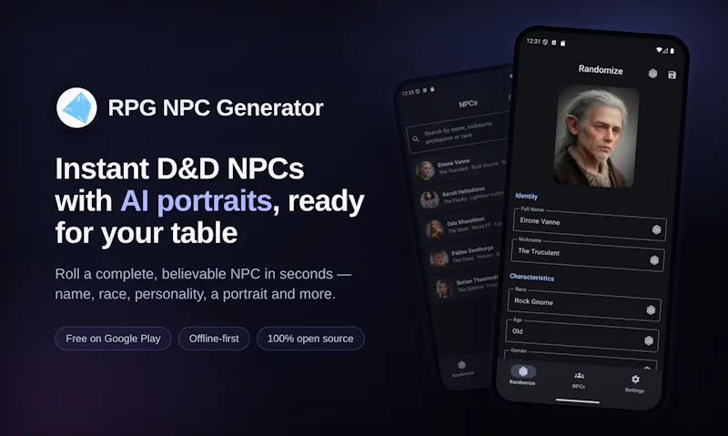 RPG NPC Generator screenshot 1