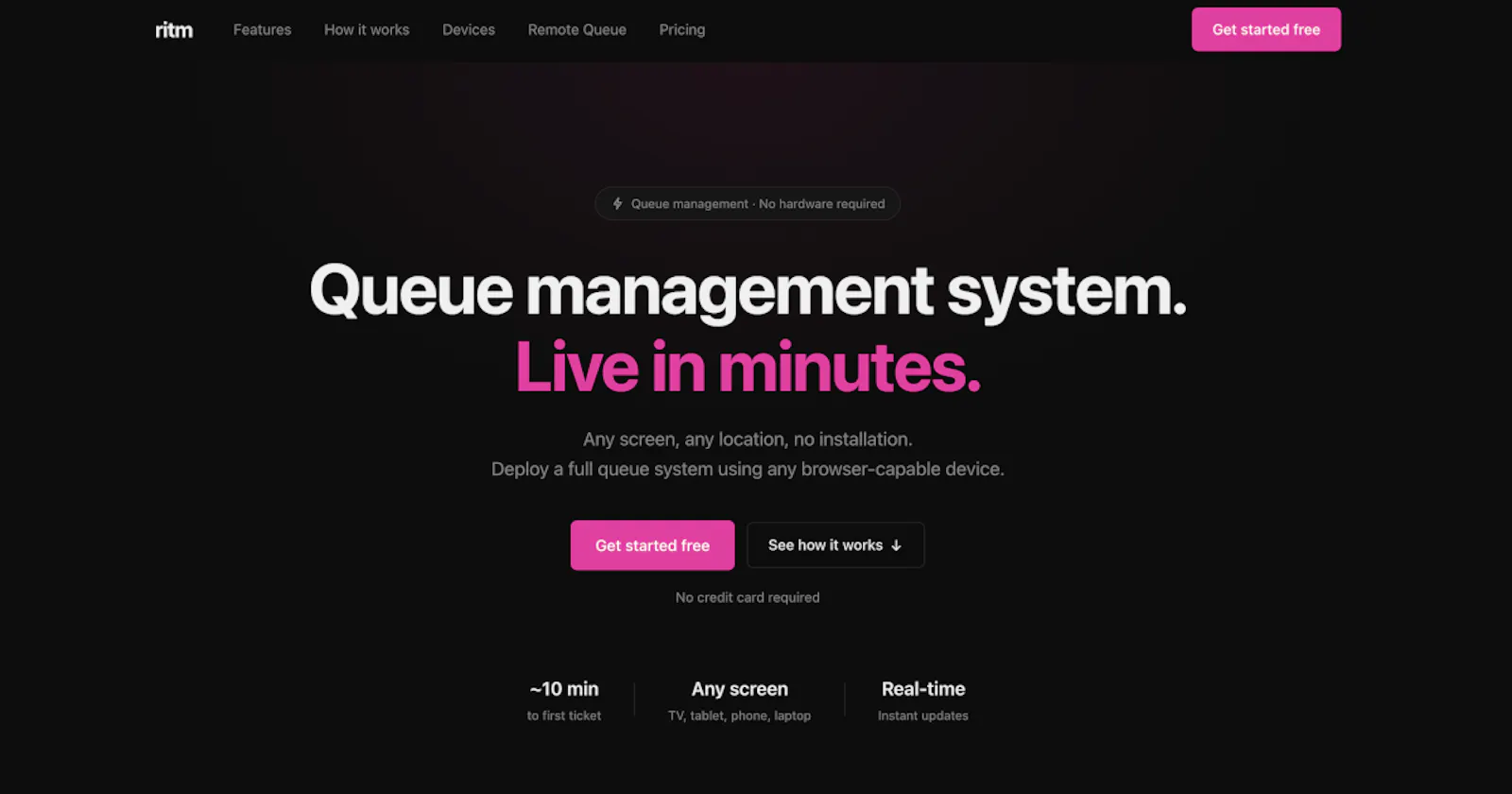 Ritm | Queue management system screenshot 1