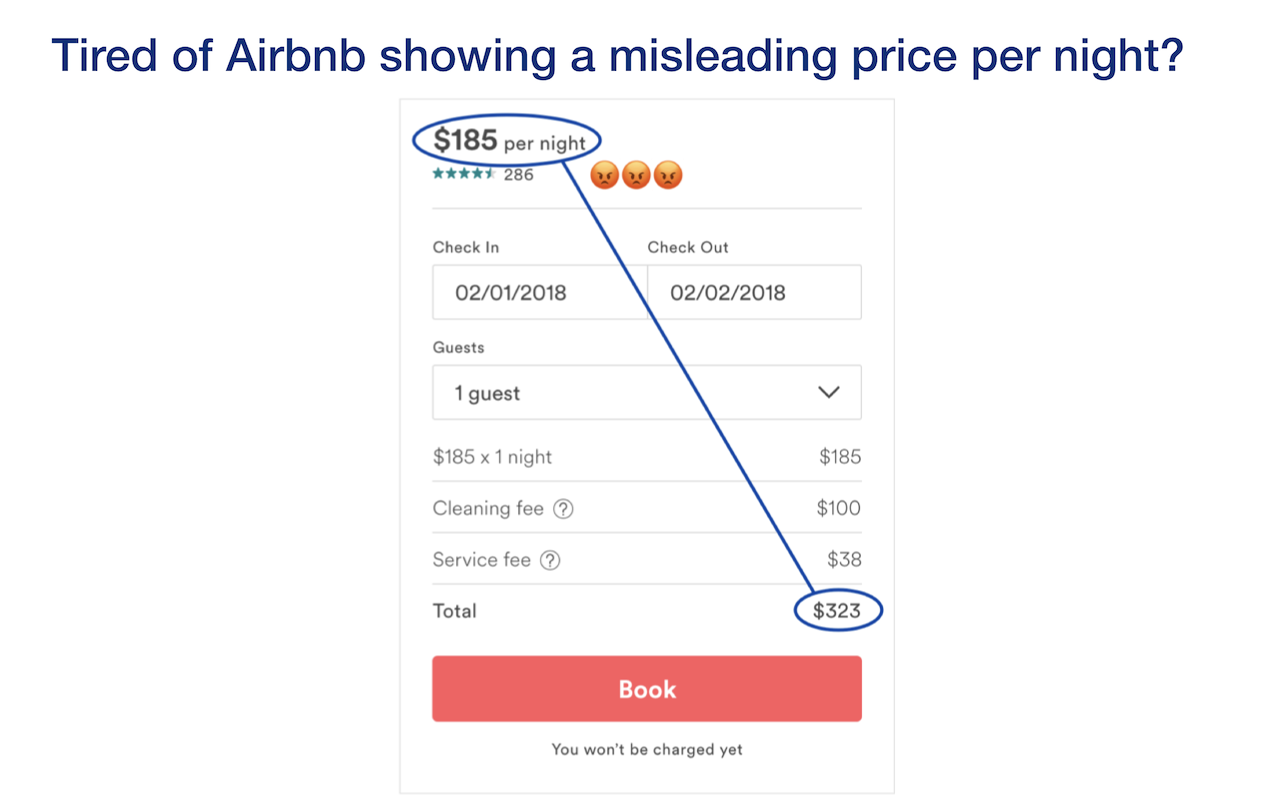 Airbnb Price Per Night Correcter gallery image