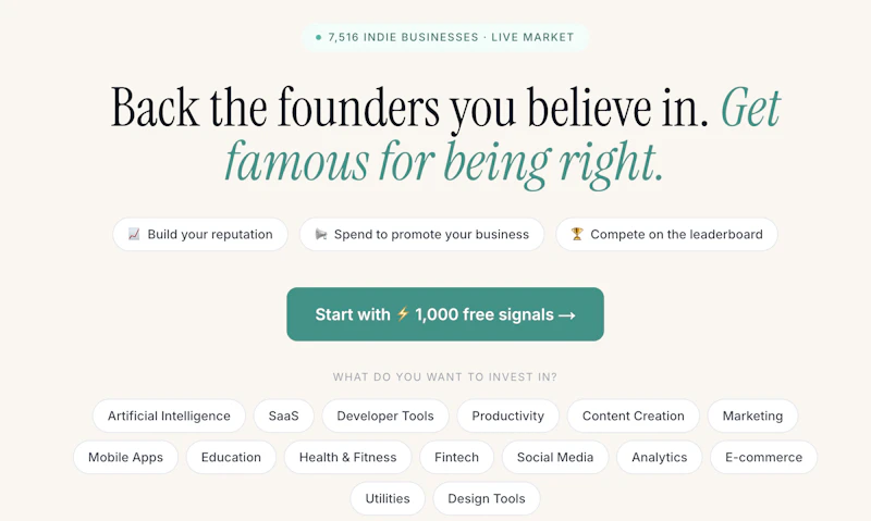 Founders Market screenshot 1