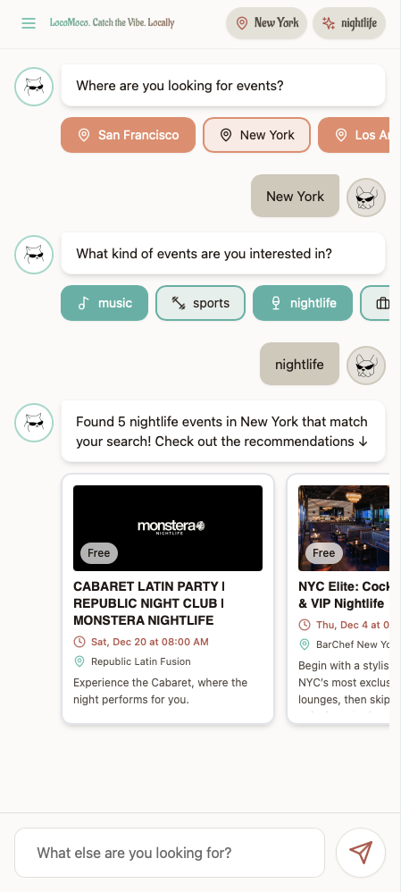 LocoMoco - Screenshot 2 showing product features and functionality