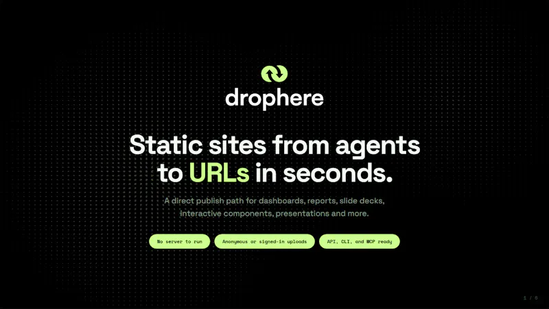 Drophere screenshot 1