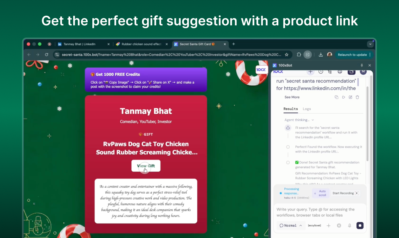 Secret Scan-ta - Screenshot 3 showing product features and functionality