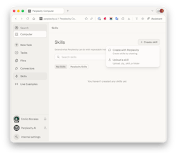 Perplexity Computer Skills gallery image
