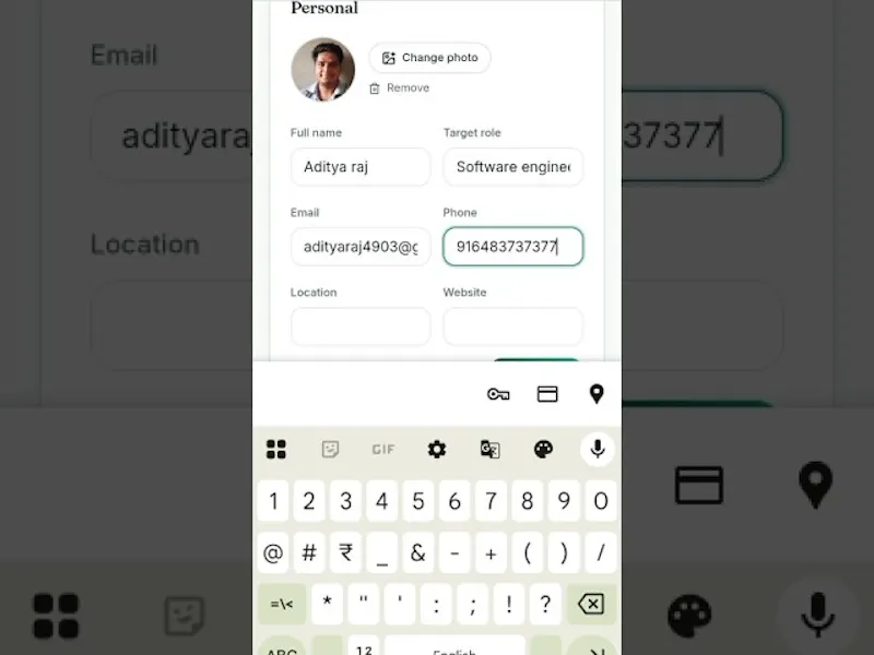 Airesumeforjob screenshot 1 (video preview)