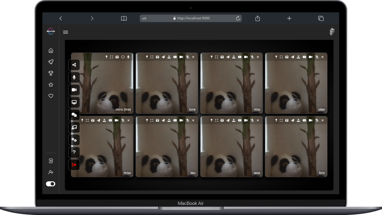 MiroTalk WebRTC gallery image